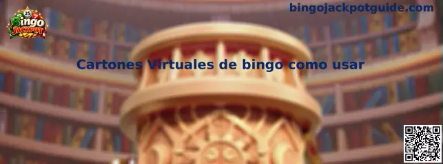 Guía visual para aprender cómo usar cartones virtuales de bingo
